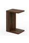 Modern Design Rectangular Side Table-Brown - 5