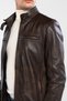 Men's Genuine Leather Whiskey Tumbled Leather Coat - 2