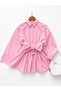 Tie-Waist Wide Sleeve Tunic - 6137 - Pck - Pink
