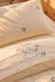 Esen Baby Duvet Cover Set Embroidered 100% Cotton Blue Star Pattern - 4