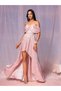 Rochie maxi, roz - 6