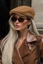 Women's Elastic London Cap Camel - 2