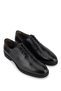 Men's Genuine Leather Black Classic Shoes - 2