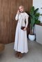 Meylin Shawl Detail Dress Stone