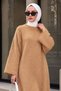 Bearded Soft Knitwear Dress Tsd260303 Camel - 3
