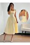 Rochie midi, galben