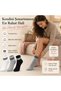 Unisex Striped Ankle Socks 12-Pack |   80% Cotton Seamless Toe, Black White Gray Casual Sportswear - 6