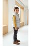 Boys' Stand Collar Puffer Vest - Double Pocket Casual Comfort Fit Vest - 2