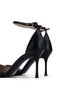 Women's Genuine Leather Black Heeled Shoes - 5