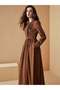 Rochie maxi, maro - 4