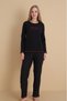 Mirano 3109 Waffle Soft Fabric Bow Patterned Winter Home Women's Pajama Set - 5