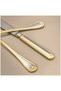 Hisar Infinity 8Set of 4 12-Person Cutlery Set with Antique Gold Finish - 7
