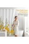 Watercolor Floral Shower Curtain Bathroom Curtain Waterproof and Dampproof Washable Fabric Curtain for Home Bathroom Hotel Decor, Floral Shower Curtain with Hooks 180 * 180 CM (Q11) - 2