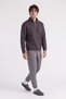Basic Oversize Half Zipper Sweatshirt - 2