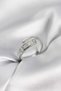 Baguette Zircon Stone Silver Color Women's Ring - 2