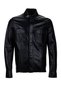 Men's Genuine Leather Black Leather Coat