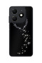 Spark 20 Compatible Printed, Matte Black, Soft Silicone, Protective, Shock Absorbing Cover, Case