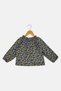 Toddlers Girl Mock Neck Long Sleeve Floral Print Top, Multicolor - 2
