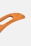 Wooded Body Gua Sha Tool, Brown - 2
