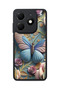 Spark 20 Compatible Printed, Matte Black, Soft Silicone, Protective, Shock Absorbing Cover, Case