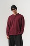 Triple Collar Buttoned Basic Men's Sweatshirt - 3