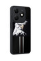 Spark 20 Compatible Printed, Matte Black, Soft Silicone, Protective, Shock Absorbing Cover, Case - 2