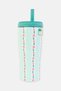 Stainless Steel Vacuum Insulated Tumbler With Straw 590ml, Multicolor