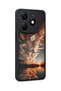Tecno Spark 20 Compatible Printed, Matte Black, Soft Silicone, Protective, Shock-Absorbing Cover, Case - 2