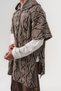 Aztec Oversize Hooded Poncho Men's Sweatshirt - 2