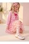 Girl's Cotton Heart Detailed Tulle Dress - 5