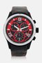 Men 10-3417G Analog Stainless Steel Watch 43 mm, Black