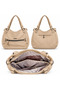 Nas Bag Women's Soft Textured Large Shoulder and Crossbody Bag (40Cmx35Cm) Ard9859933 - 3