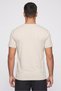 Men Sportswear Fit Short Sleeve Outdoor T-Shirt, Beige - 4