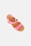 Kids Girl Island Glow Velcro Closure Sandals, Pink - 2