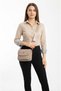 Women's Stone Color Two-Strap Hand and Shoulder Bag-Bd4062 - 2