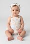 Toddlers Girl 2 Pcs Allover Print Romper With Headband Set, Multicolor