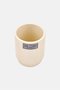 Ceramic Ribbled Toothbrush Holder, Beige - 2