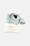 Men Cross Lace Up Training Shoes, Mint - 3