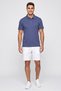 Men Sportswear Fit Short Sleeve Outdoor Polo, Dusty Blue - 2