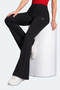 Katrinna in Women's Wide Leg Black Sweatpants - 8