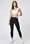 Women Sportswear Fit High Rise Training Leggings, Black - 3