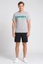 Men Sportswear Fit Short Sleeve Outdoor T-Shirt, Grey - 2