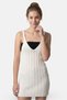 Women Knitted Nightwear Dress, Off White