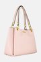 Women Brand Logo Tote Bag, Light Pink - 4