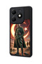 Tecno Spark 20 Compatible Printed, Matte Black, Soft Silicone, Protective, Shock-Absorbing Cover, Case - 3