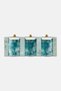 3 Pieces Glass Jar Set 500 ml, Multicolor