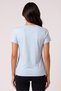 Women Relaxed Fit Short Sleeve Training T-Shirt, Sky Blue - 4