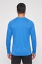 Men Slim Fit Long Sleeve Training T-Shirt, Blue - 4