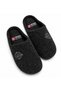 Men's House Slippers Black Winter Warm Lined Non-Slip Sole Comfortable Soft Indoor Slippers - 3