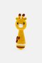 Handcrafted Crochet Loop Rattle Giraffe, Mustard - 2